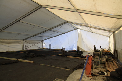 Namioty przemysłowe oraz hale namiotowe regularnie co 2 lata przechodzą gruntowną renowację wraz z nowymi poszyciami.