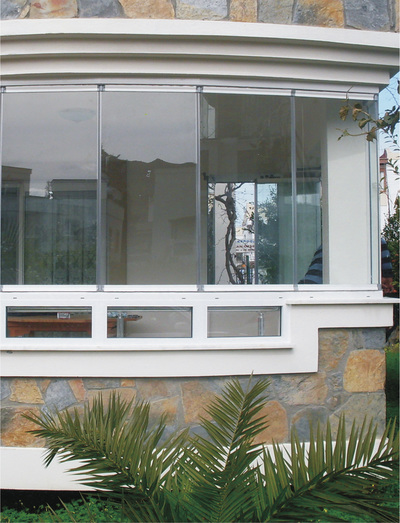 Porolet glazing provides elegant protection, without reducing light.